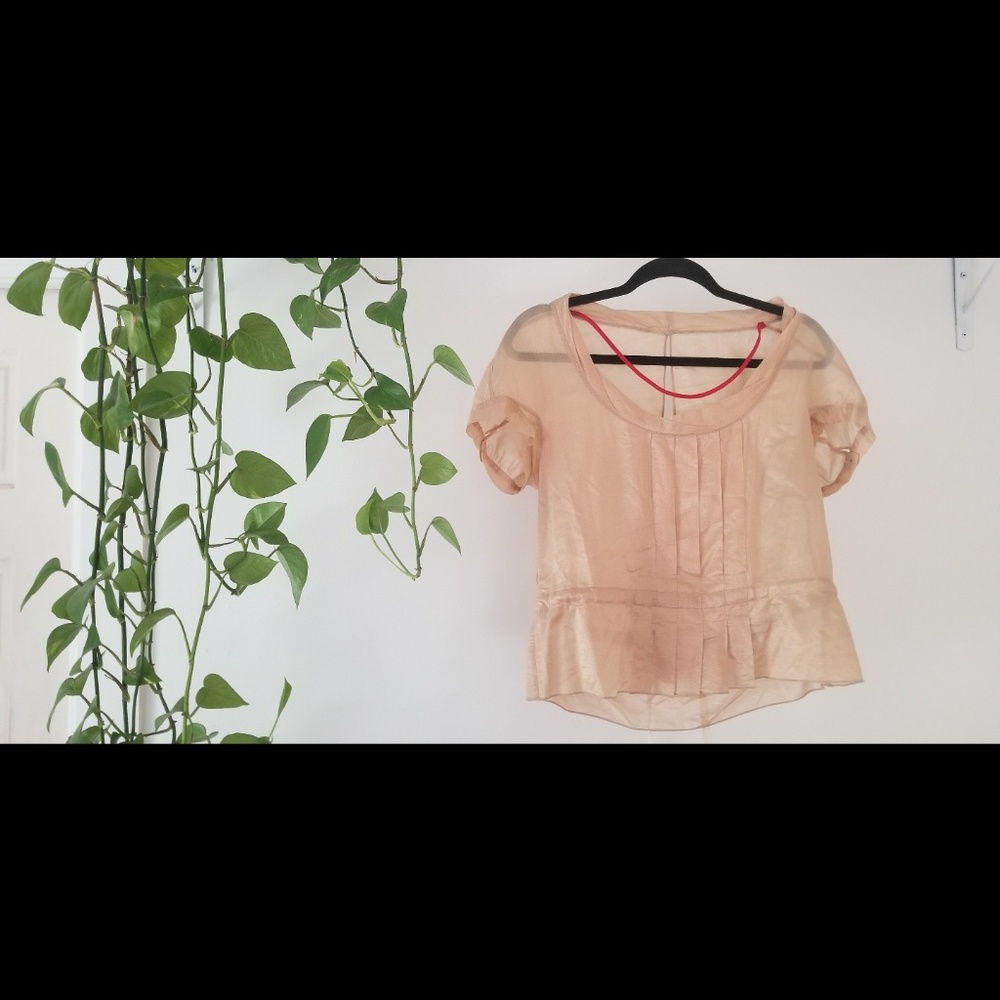 Silk French Top - Made in Italy